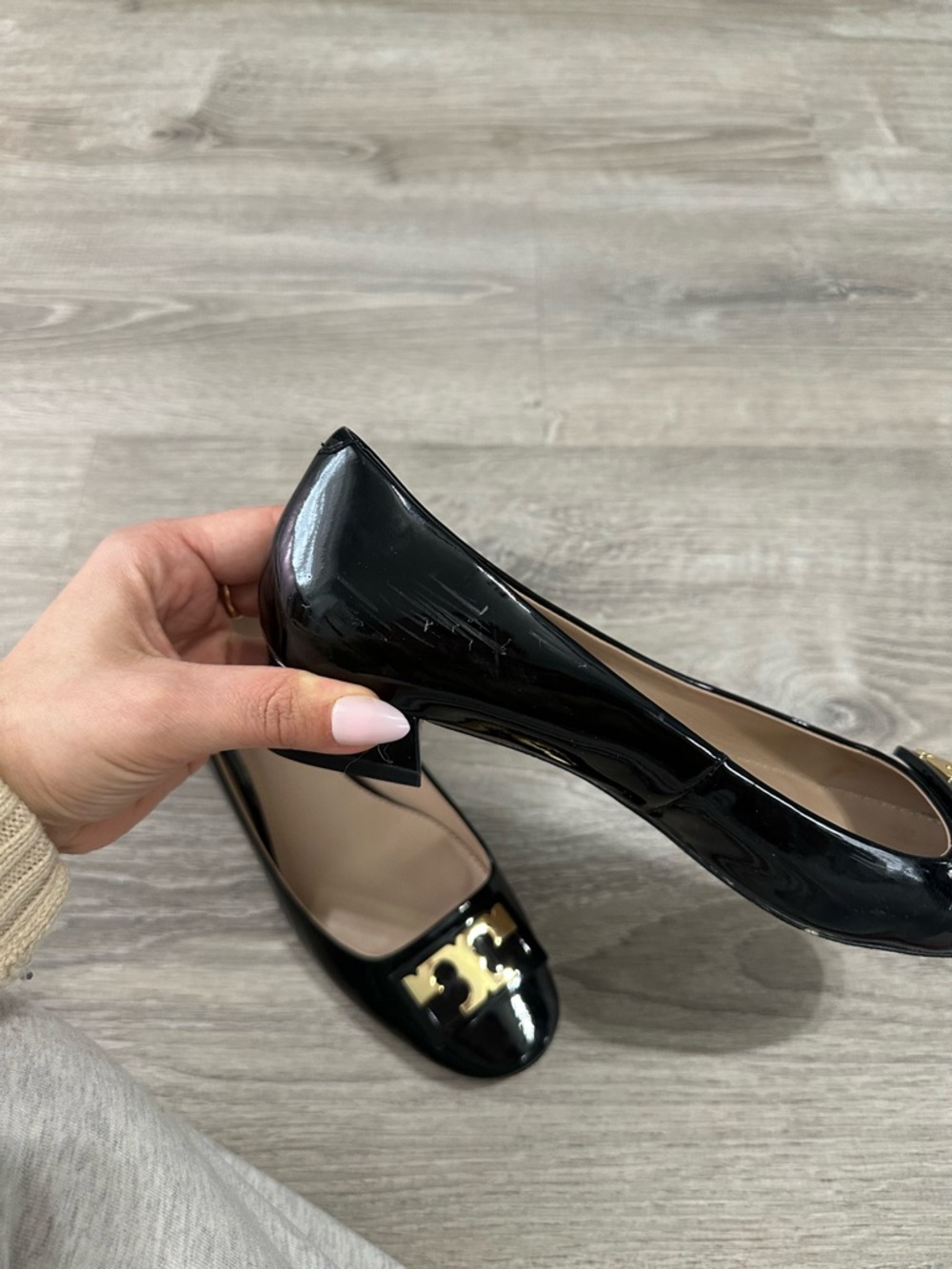 Tory Burch Black Patent Leather Shoes - Picture 3 of 7